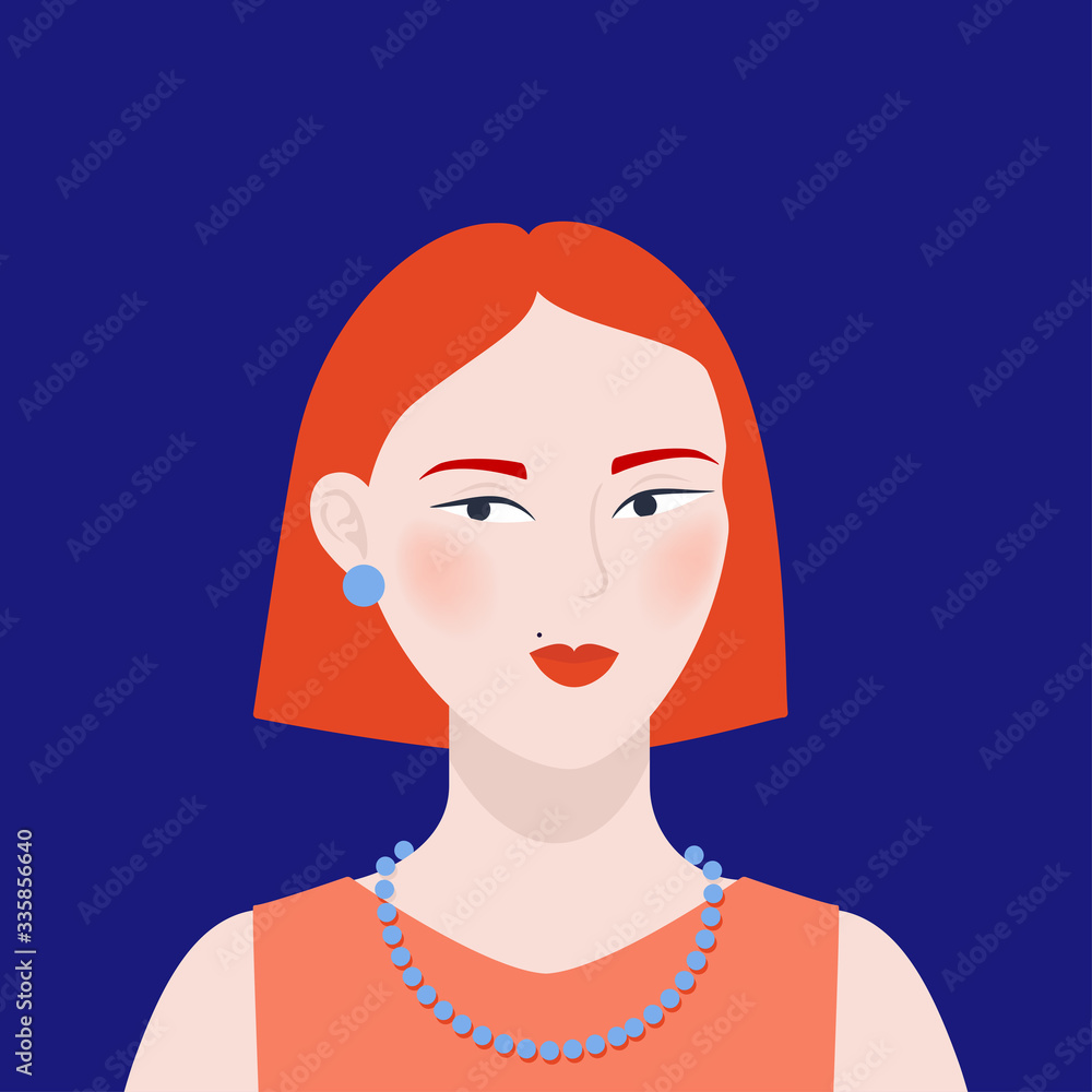 girl profile on isolated background vector illustration girl profile on isolated background vector illustration
