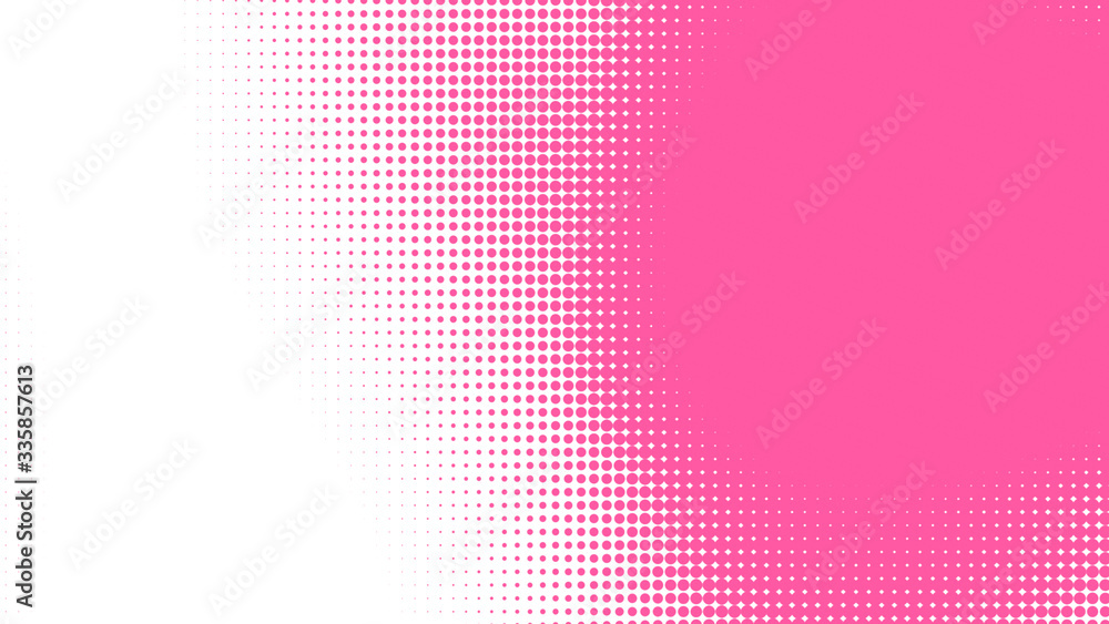 Dot pink white pattern gradient texture background. Abstract illustration pop art halftone and retro style. creative design valentine concept, Dot pink white pattern gradient texture background. Abstract illustration pop art halftone and retro style. creative design valentine concept,