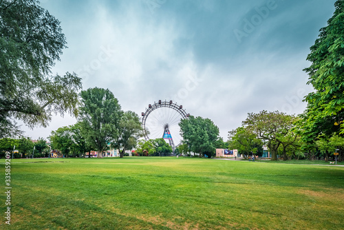 The Wiener Riesenrad in Vienna, Austria.