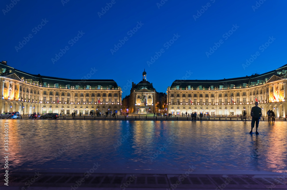 Palais de la Bourse at Bordeaux, France