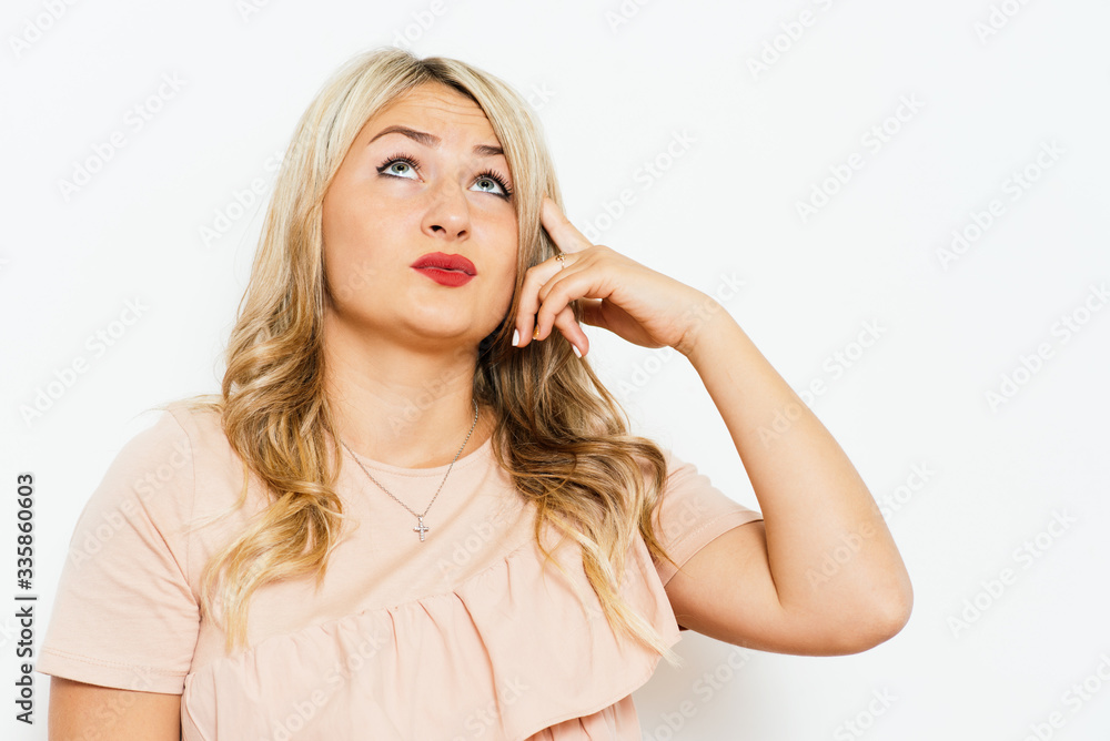 Woman thinks Woman thinks