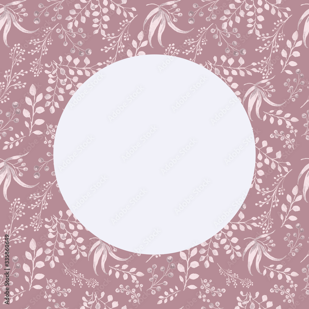 Grass twigs flowers field plants botany flora pattern seamless Grass twigs flowers field plants botany flora pattern seamless