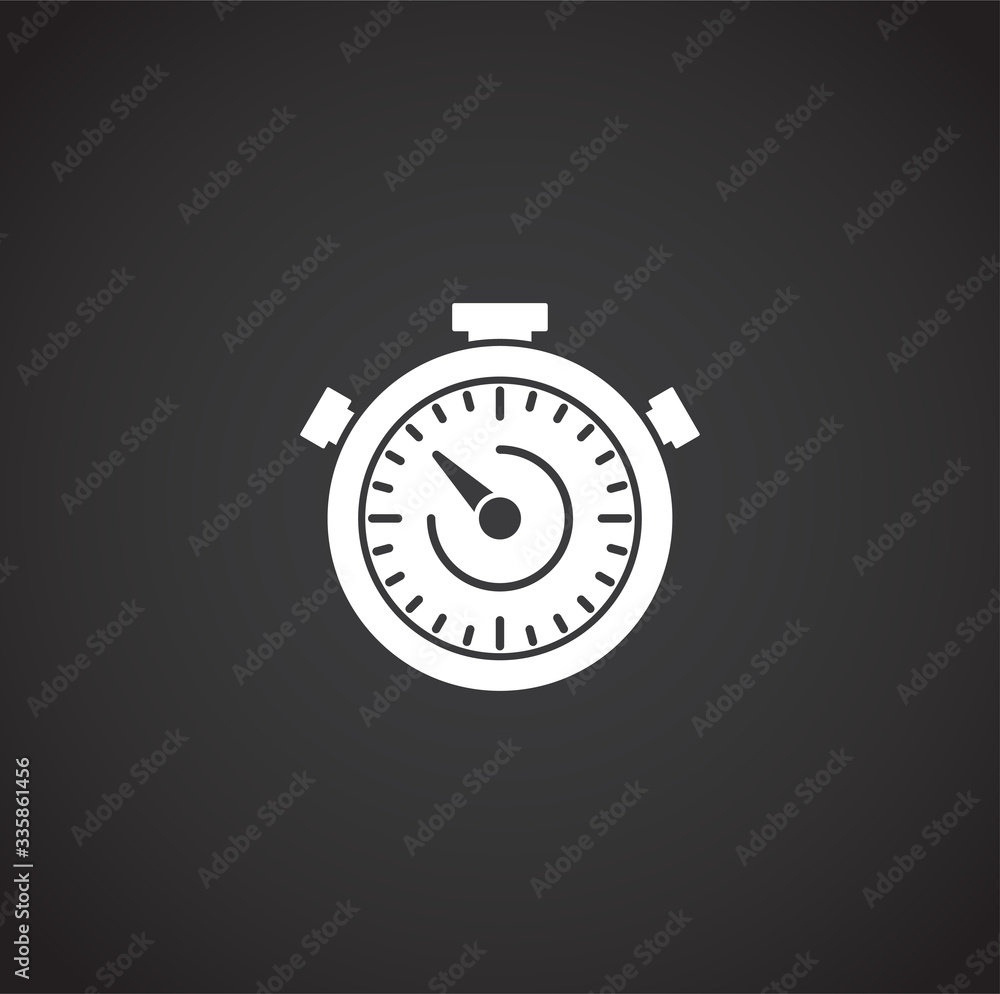 Stopwatch related icon on background for graphic and web design. Creative illustration concept symbol for web or mobile app Stopwatch related icon on background for graphic and web design. Creative illustration concept symbol for web or mobile app