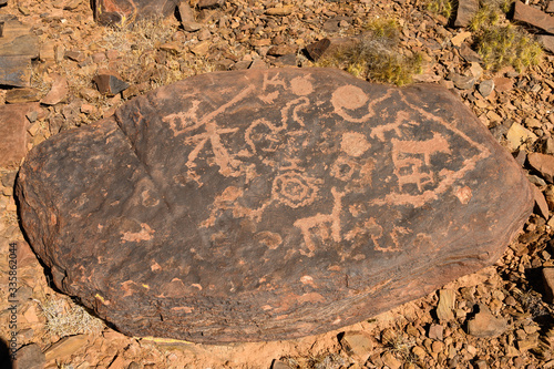 hiéroglyphes de tastil photo