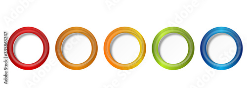 Kreise Bunt Regenbogen Abstrakt Kreis Farbe Hintergrund Grafik