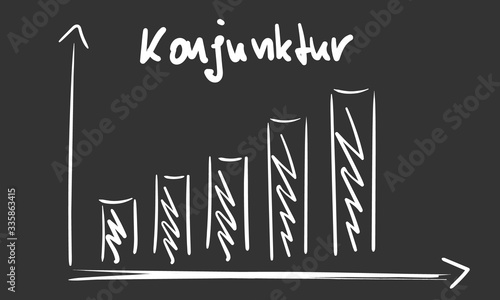 Konjunktur Anstieg Diagramm