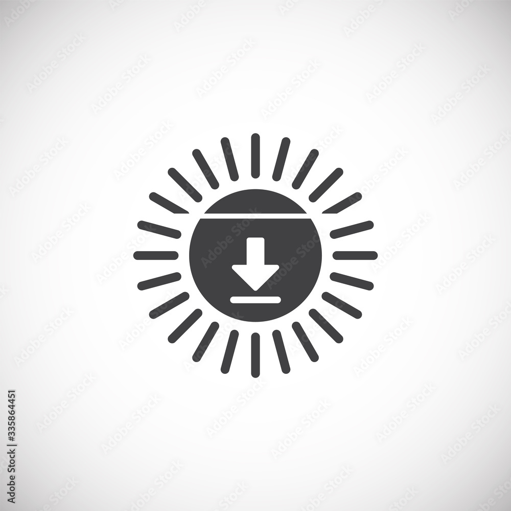 Sunset sunrise related icon on background for graphic and web design. Creative illustration concept symbol for web or mobile app Sunset sunrise related icon on background for graphic and web design. Creative illustration concept symbol for web or mobile app