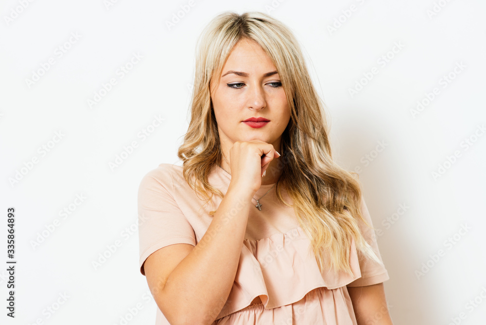 Woman thinks Woman thinks