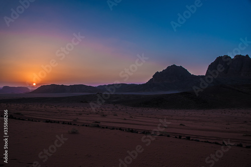 Wadi Rum Jordan Sunset