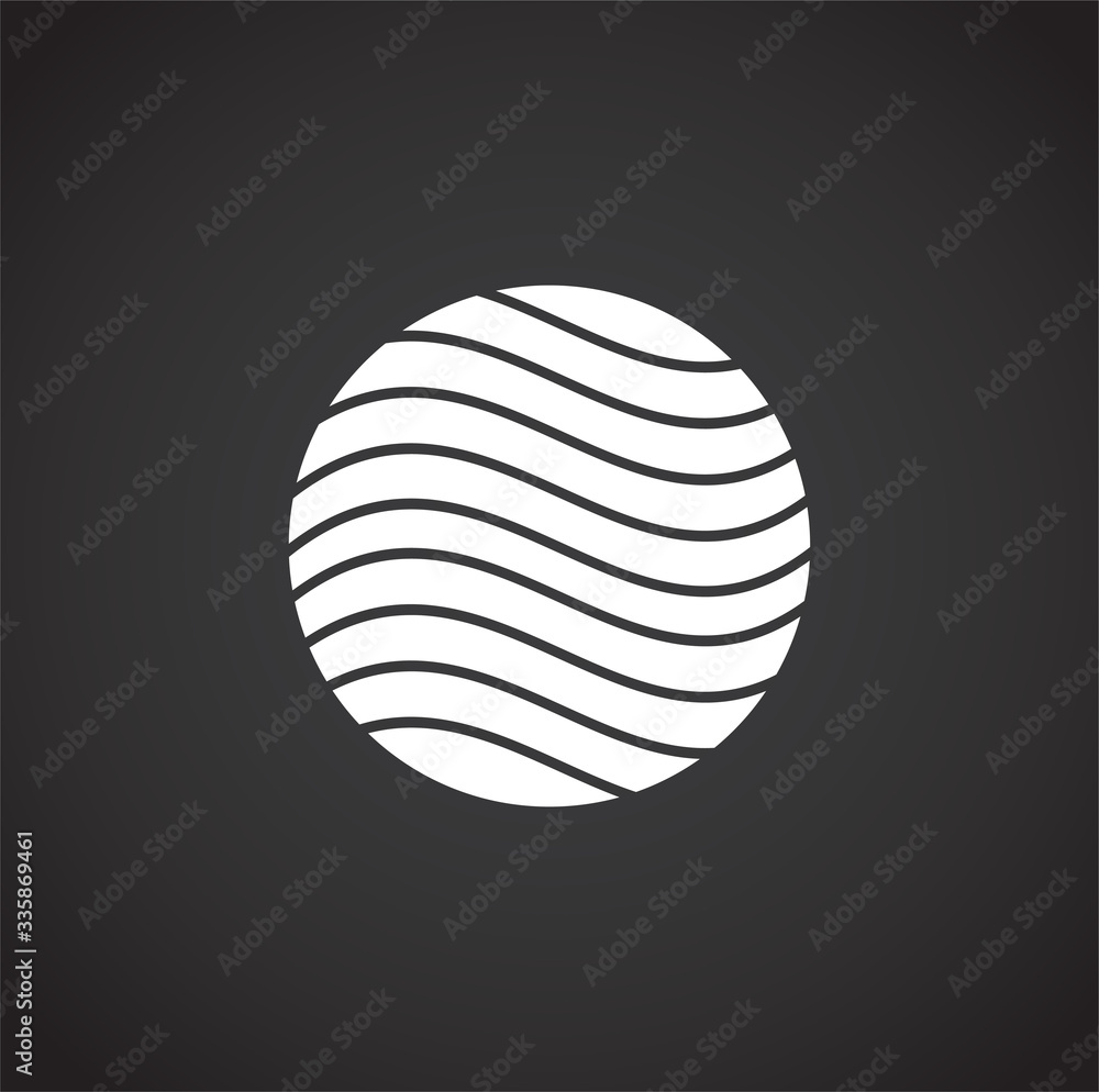 Wave related icon on background for graphic and web design. Creative illustration concept symbol for web or mobile app Wave related icon on background for graphic and web design. Creative illustration concept symbol for web or mobile app