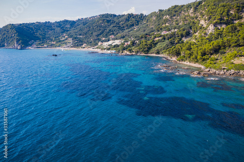 Aerial landscape of summer beach and sea  © magdal3na