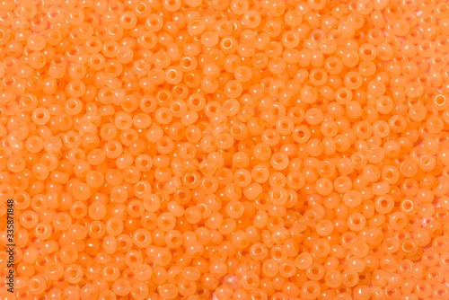 Glass seed beads textured background