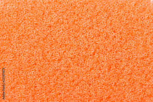 Glass seed beads textured background