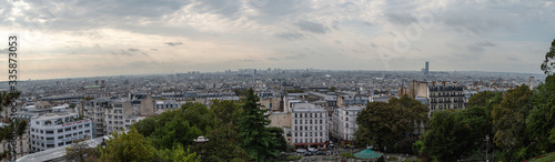 panorama of the city Paris France 