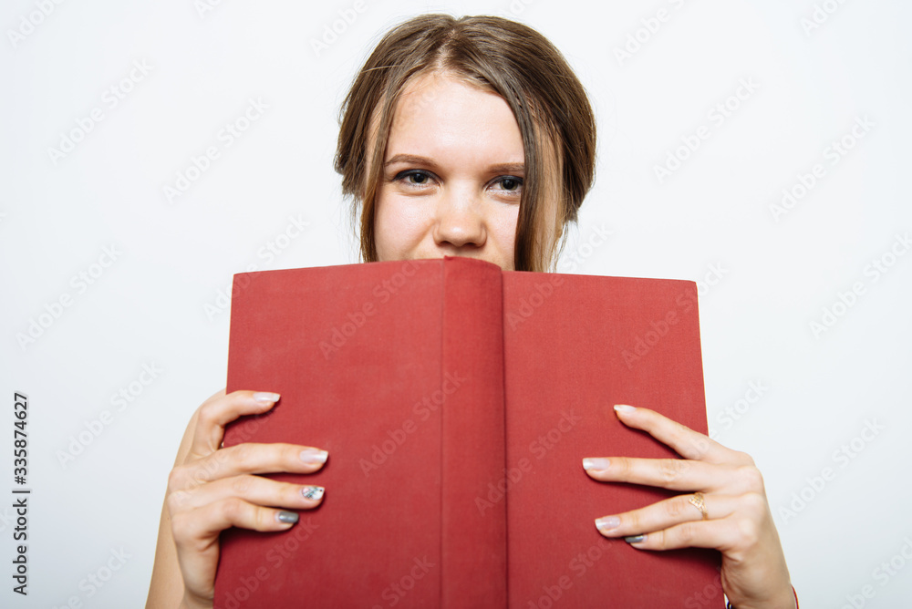 The woman with the book