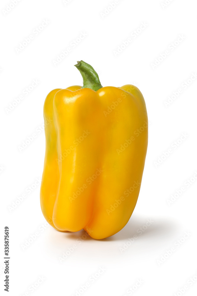 Yellow Sweet Pepper from Italy – Isolated on White Background Yellow Sweet Pepper from Italy – Isolated on White Background
