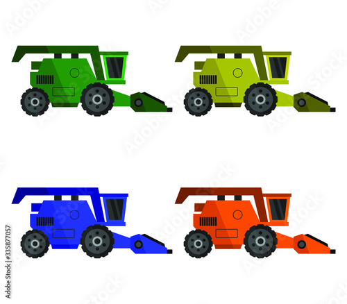 combine harvester icon