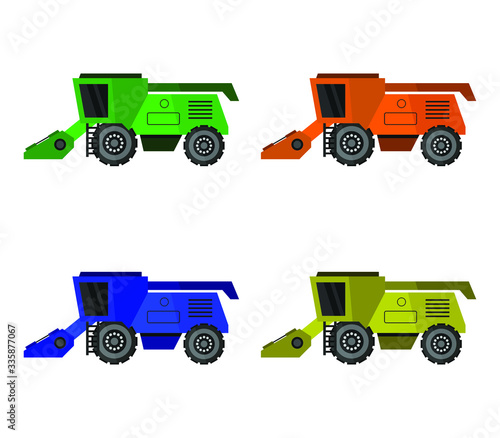 combine harvester icon
