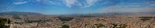 Overview of the city of Athens from Mount Lycabettus