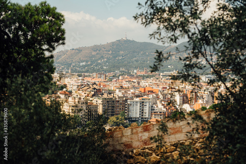 The Park güell, architect Antoni gaudí in Barcelona