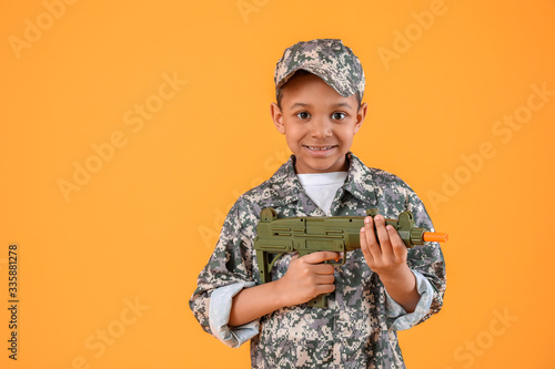 Little African-American sol...