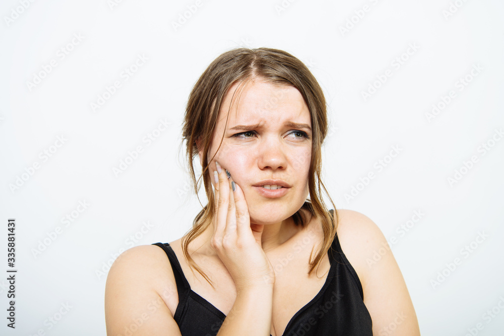 Toothache woman Toothache woman