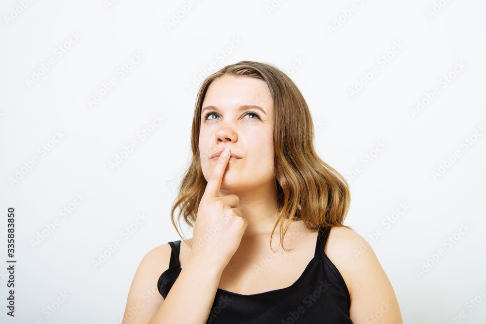 Woman thinks Woman thinks