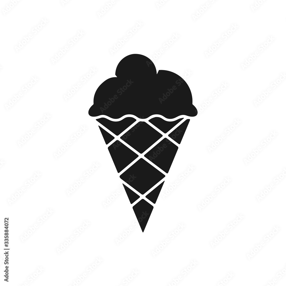 ice cream vector icon in trendy flat design ice cream vector icon in trendy flat design