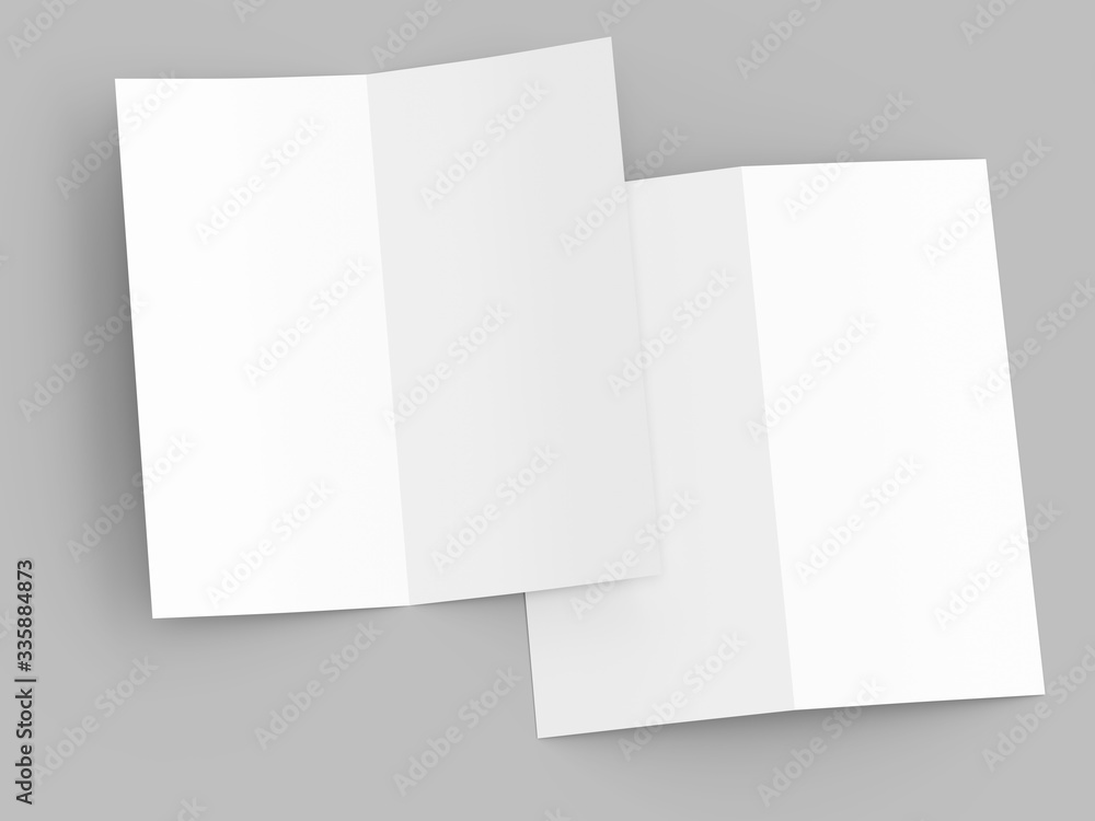 Leaflet folded to DL format - mock up Leaflet folded to DL format - mock up