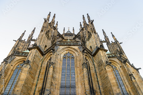 East side of St. Vitus Cathedral, Prague Castle, Prague, Czech Republic
