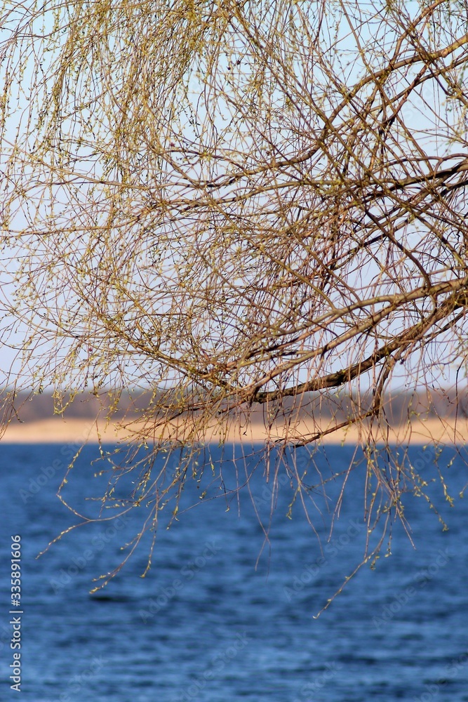 Obraz premium The Dnipro River near Kyiv