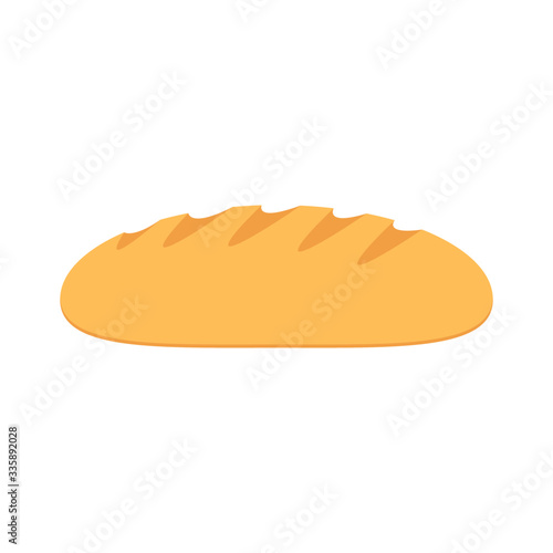 Bread icon vector illustration isolated on white