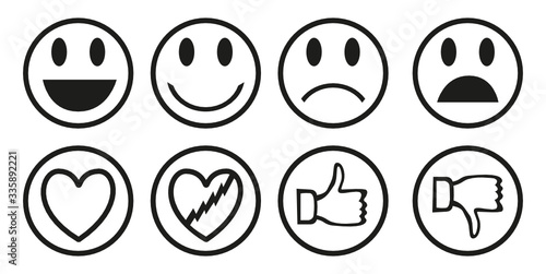 Emoticonos y otros iconos de emociones para web y aplicaciones
