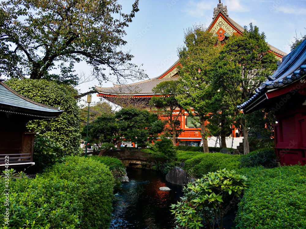Jardin Temple Asakusa Tokyo