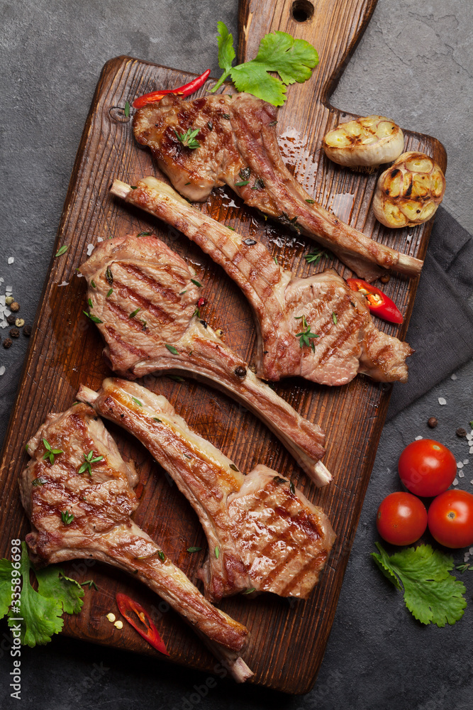 Grilled lamb ribs Grilled lamb ribs