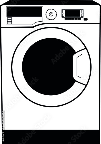 washing machine vector