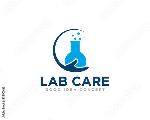 Lab Logo Icon Design Vector