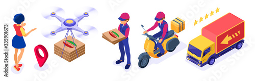 online food order package delivery service