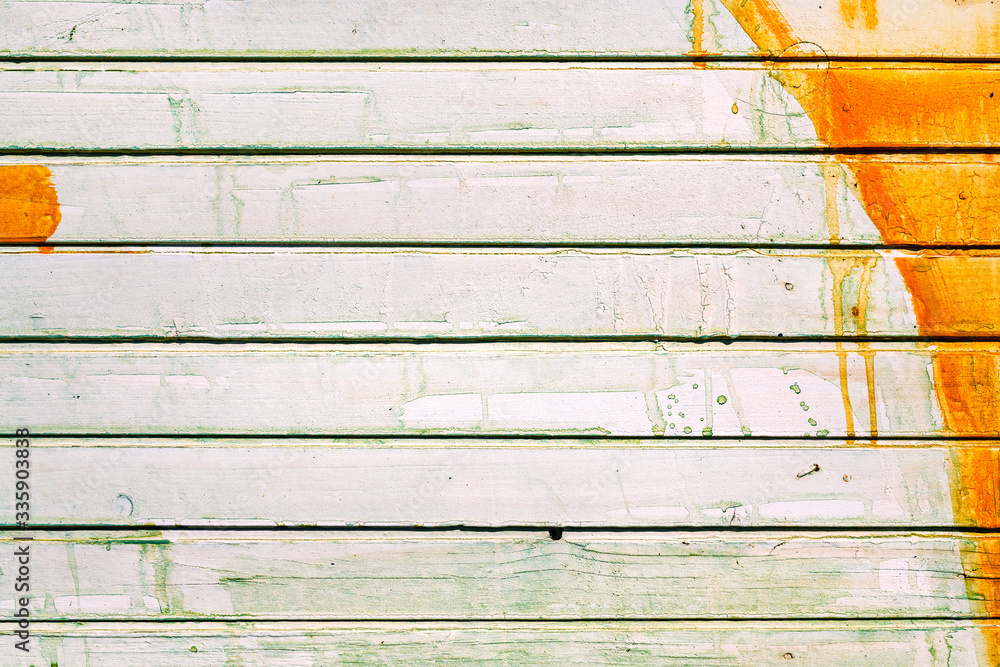 Fototapeta premium Stained grunge wooden wall background