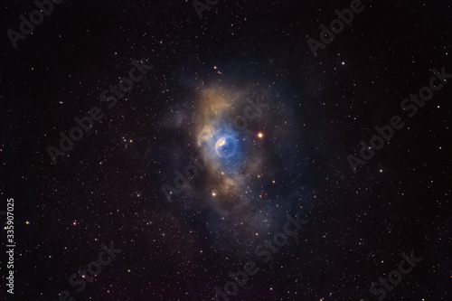 Fototapeta Naklejka Na Ścianę i Meble -  The beauty of our galaxy, Milky Way. NGC7635, the Bubble nebula in Cassiopeia