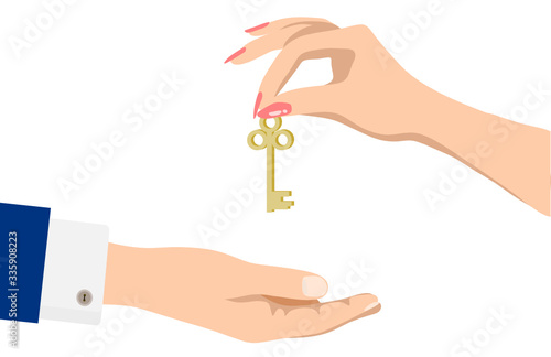 hand holding keys
