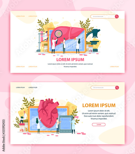 Page Website, Checking State Heart and Liver.