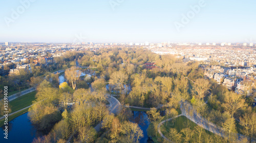 Photography Aerial view in the Vondelpark, Amsterdam