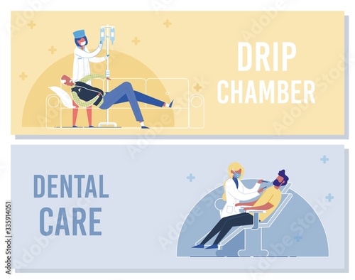 Nurse Put Dropper to Patient Dentist Check Theeth
