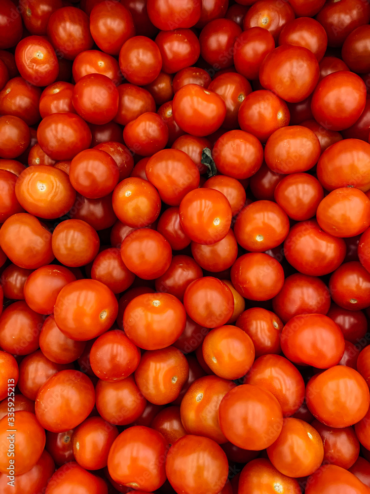 lots of ripe red tomato for eating background