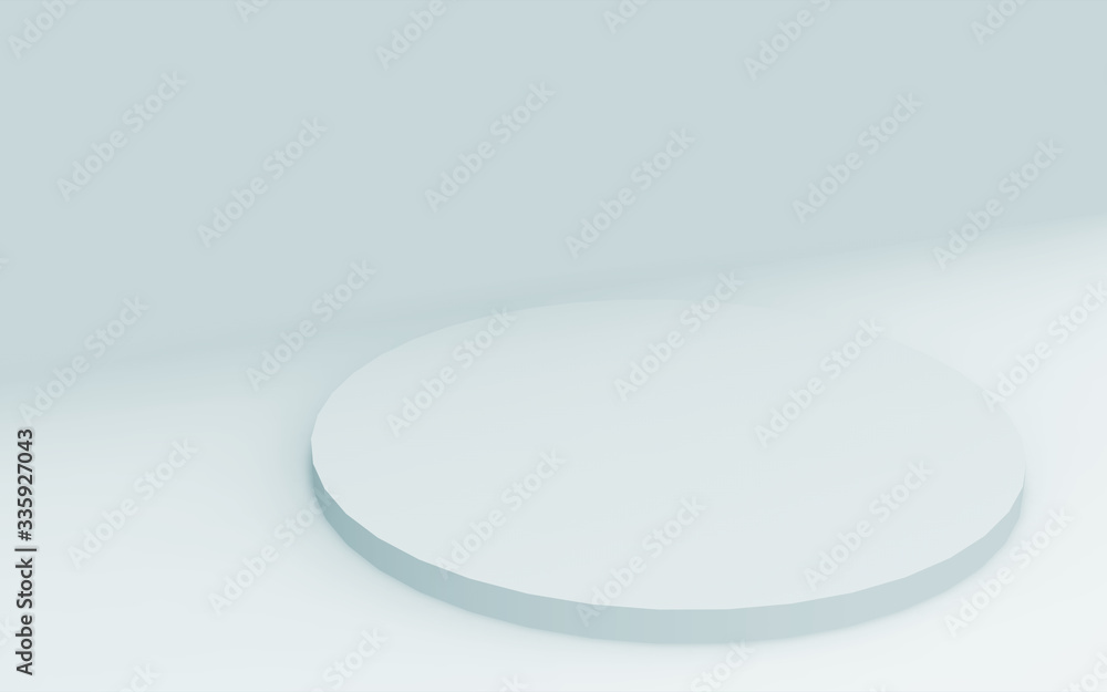 3d gray white bright cylinder podium minimal studio background. Abstract 3d geometric shape object illustration render. 3d gray white bright cylinder podium minimal studio background. Abstract 3d geometric shape object illustration render.