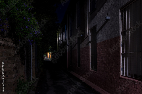 dark lane at night © Tim