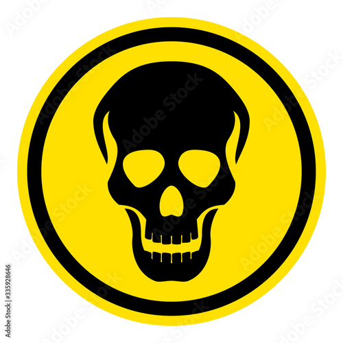 Warnschild Totenkopf