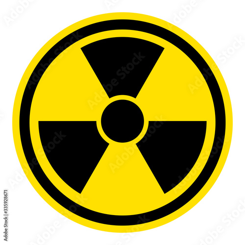 Warnschild Nuclear