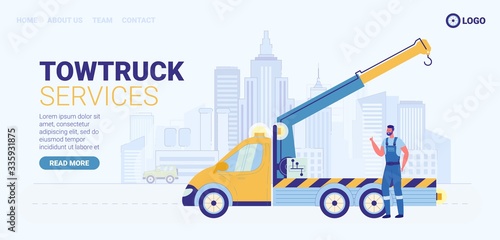 Towtruck Services, Road Assistance, Emergency.
